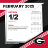 image COL Georgia Bulldogs 2025 Desk Calendar Second Alternate Image