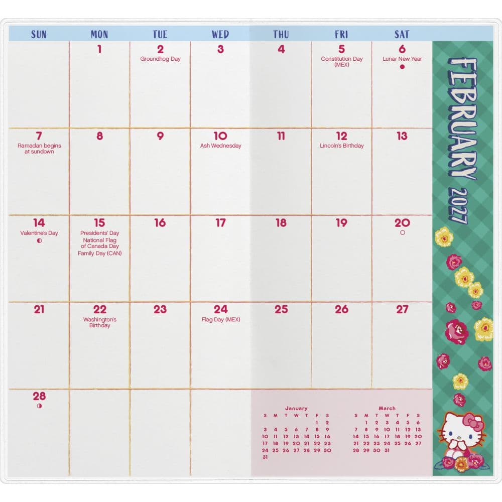 Hello Kitty 2027 Pocket Planner Second Alternate Image
