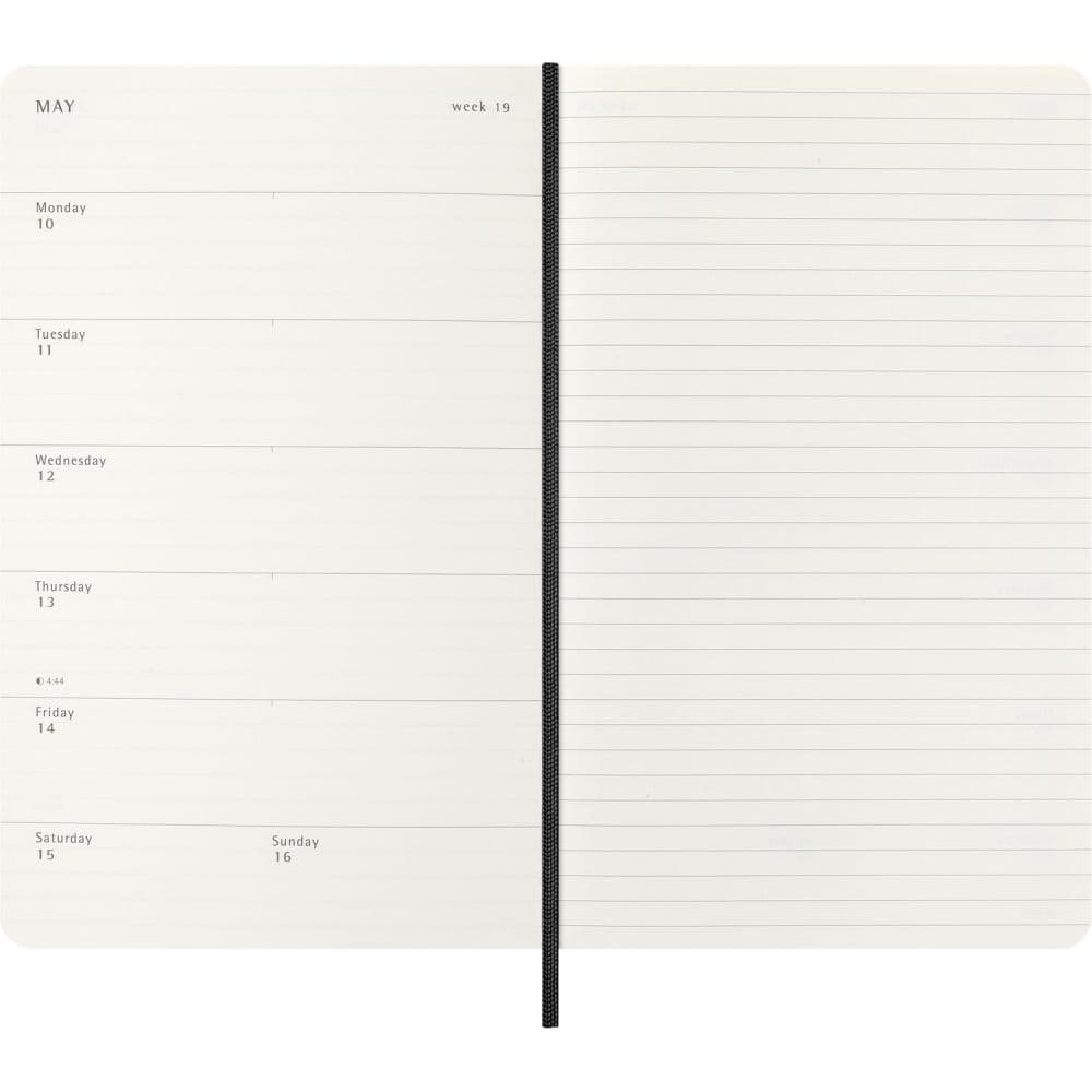 Moleskine Precious &amp; Ethical Black 2027 Weekly Planner Second Alternate Image