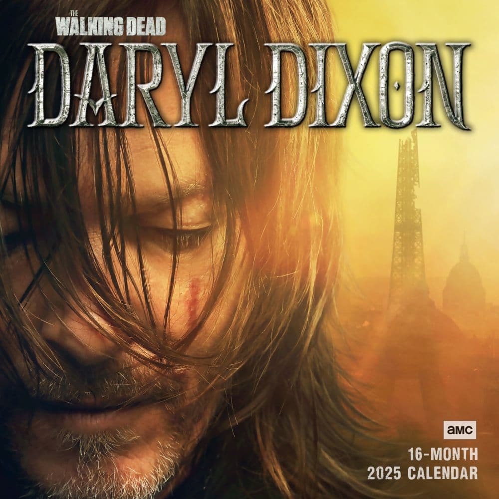 Walking Dead Daryl Dixon 2025 Wall Calendar Main Product Image width=&quot;1000&quot; height=&quot;1000&quot;
