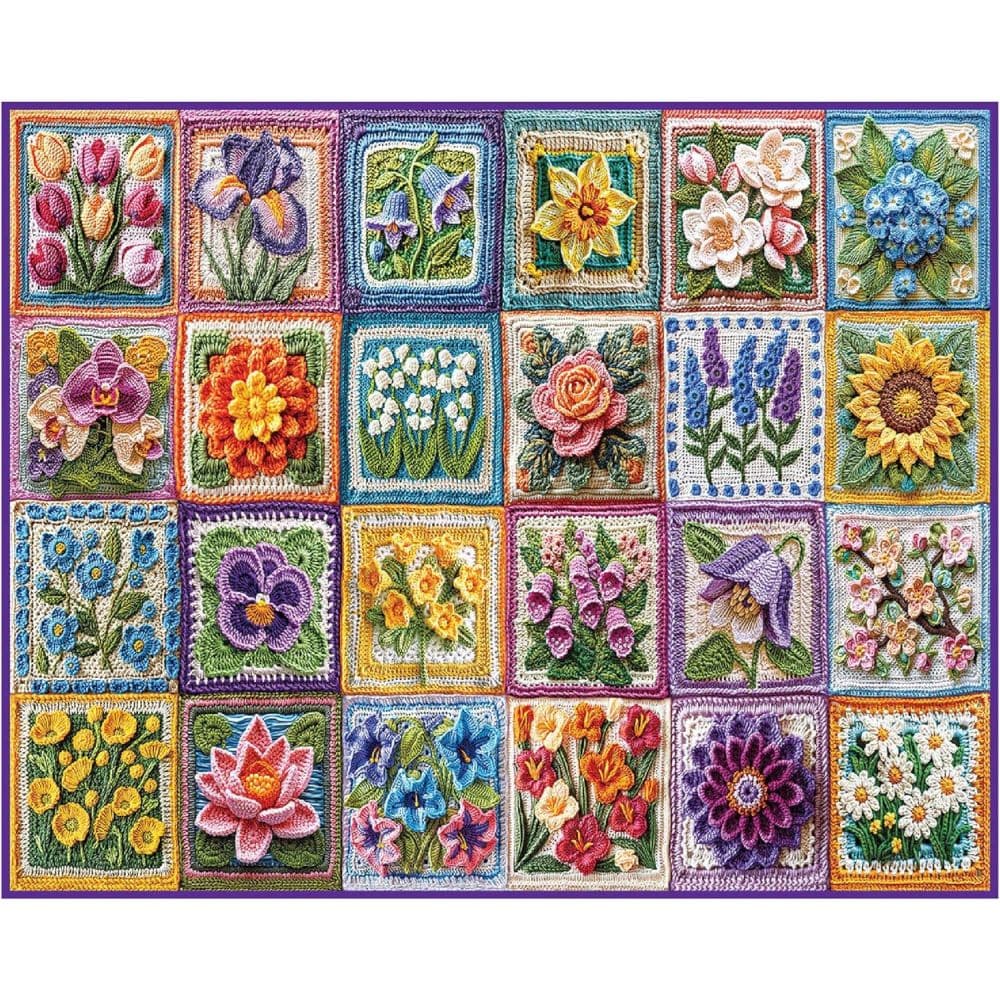 Flower Crochet 1000 Piece Puzzle by Jessica White First Alternate Image