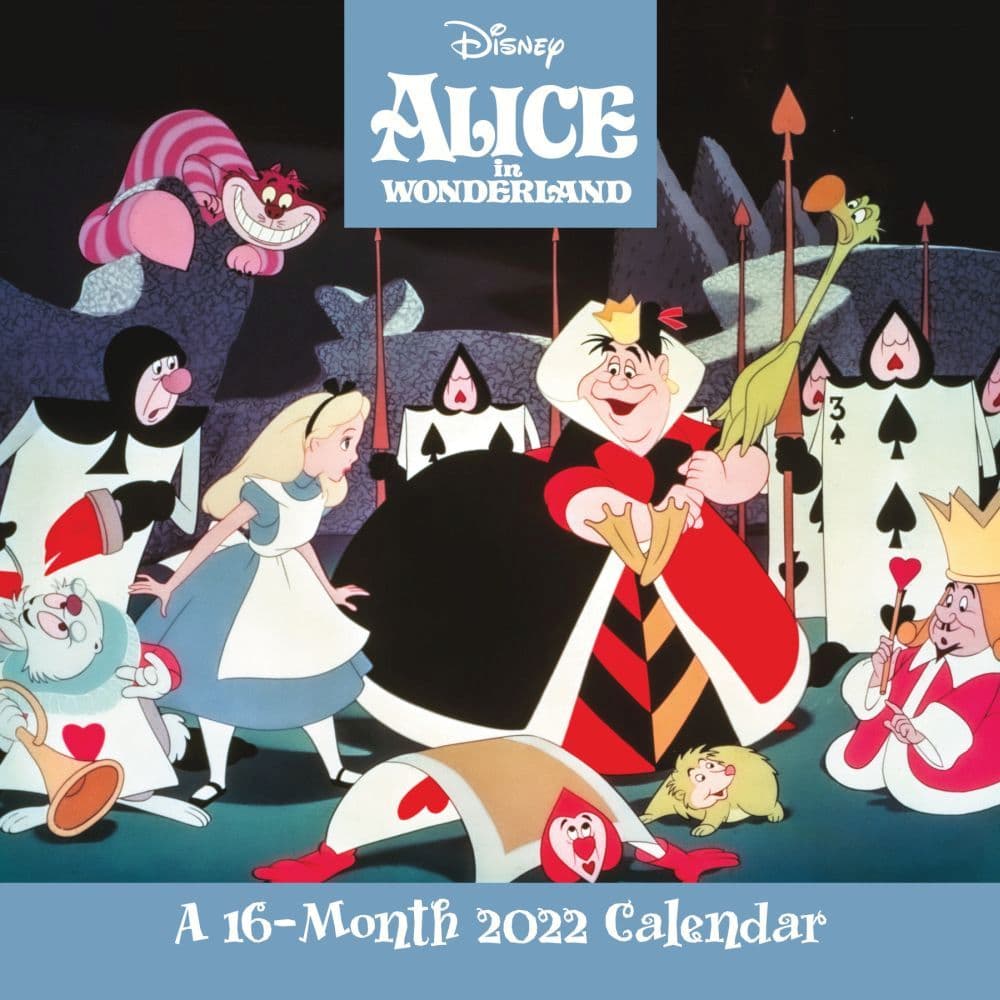 Disney Alice Wonderland 2022 Wall Calendar Calendars Com