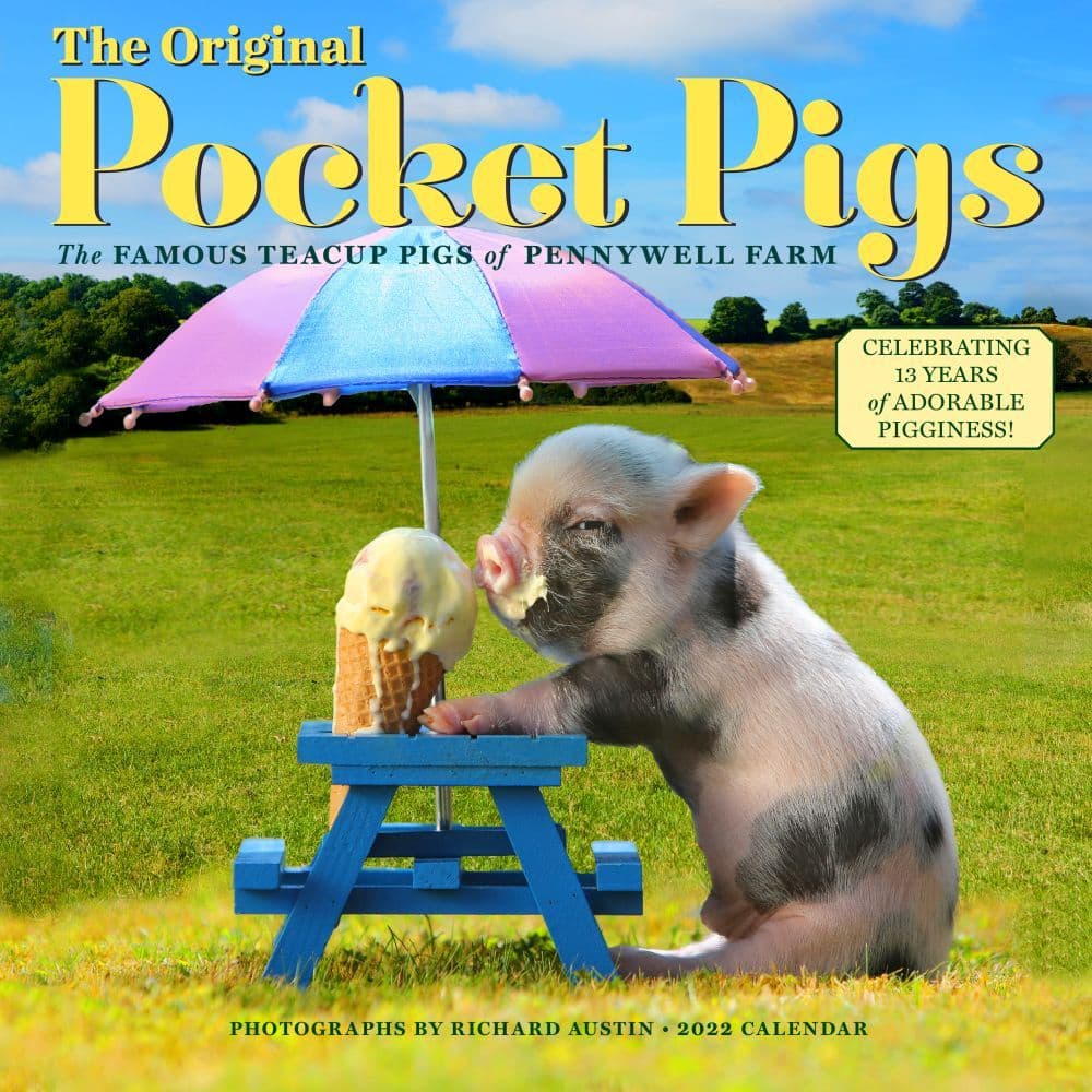 The Original Pocket Pigs 2022 Wall Calendar