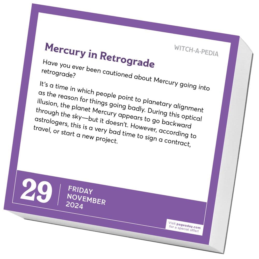 Year of Modern Witchcraft 2024 Desk Calendar - Calendars.com