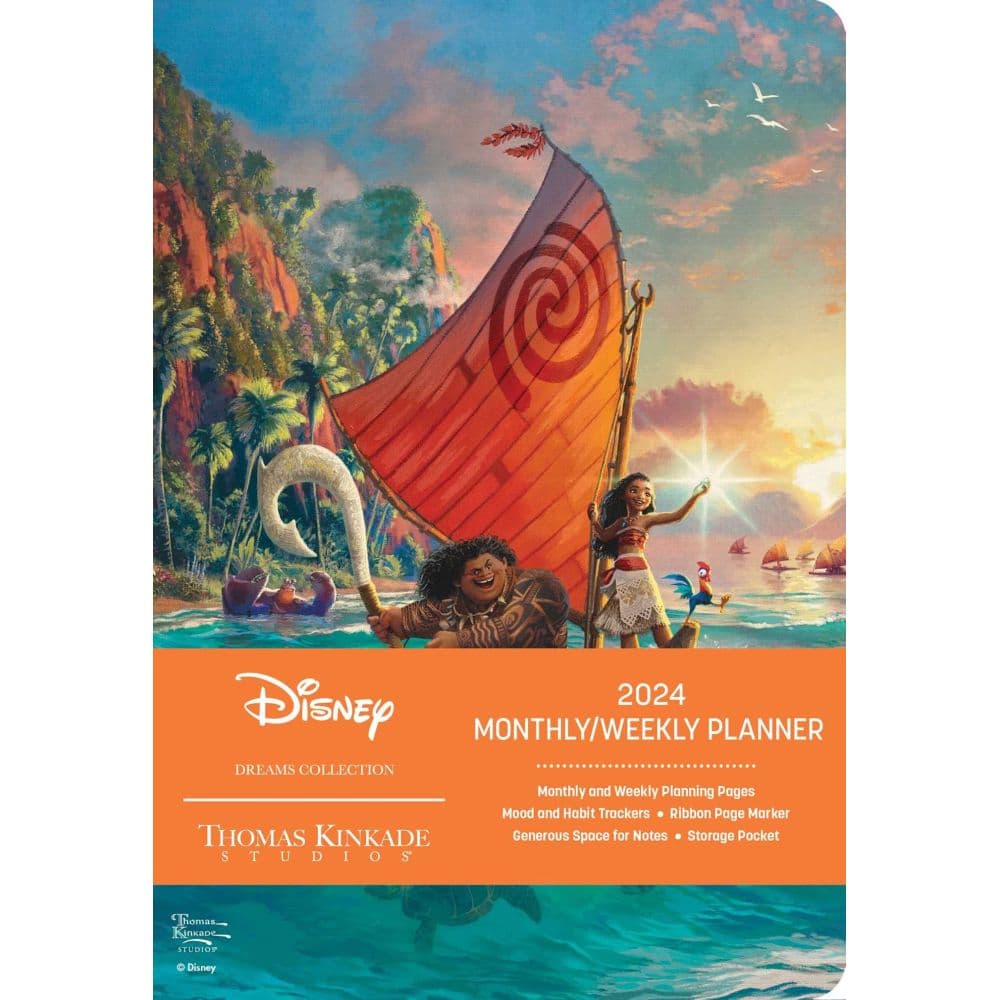 Disney Moana Kinkade 2024 Planner