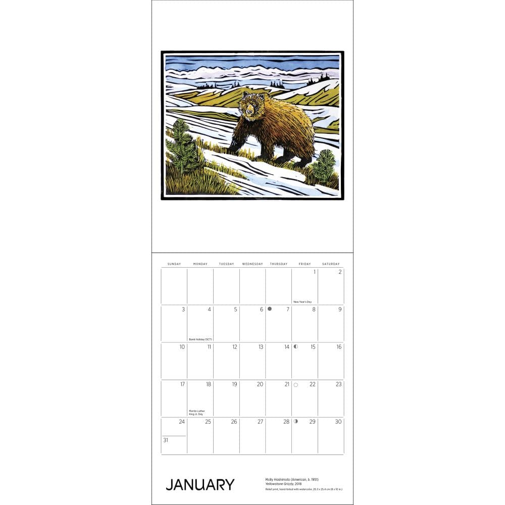 Wildlife 2027 Mini Wall Calendar by Molly Hashimoto Second Alternate Image