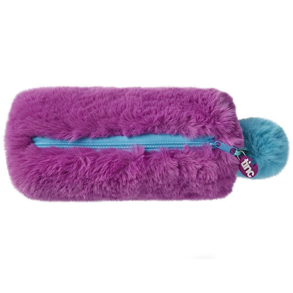 Fur Barrel Pencil Case (Purple Blue) Alternate Image 1