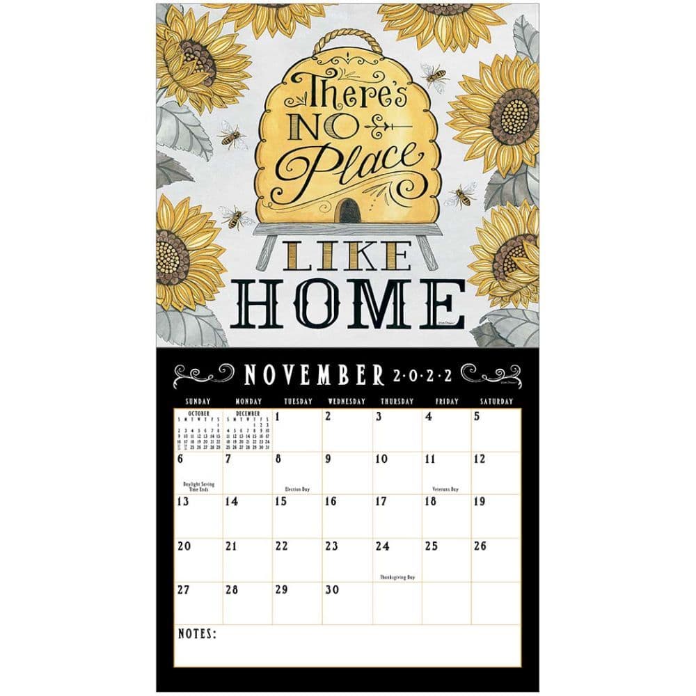 Bee Happy 2022 Wall Calendar - Calendars.com