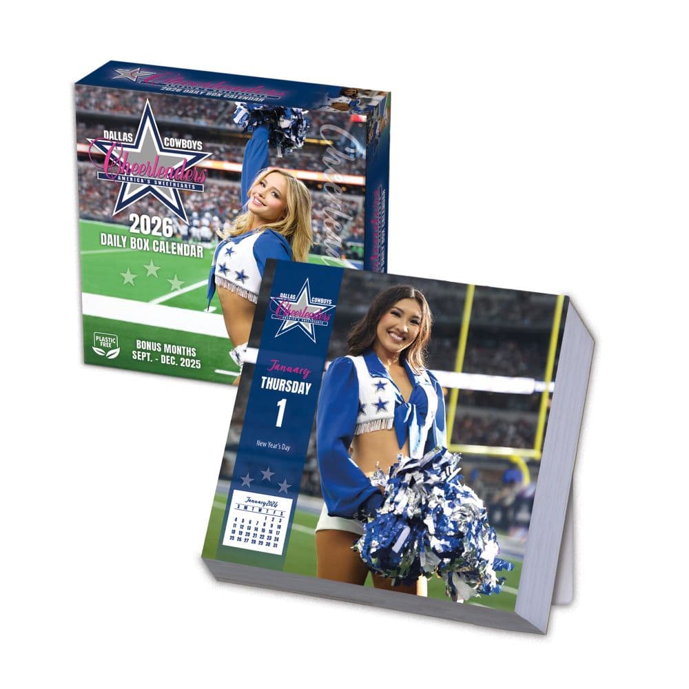 Dallas Cowboys Cheerleaders 2026 Desk Calendar Main Product Image