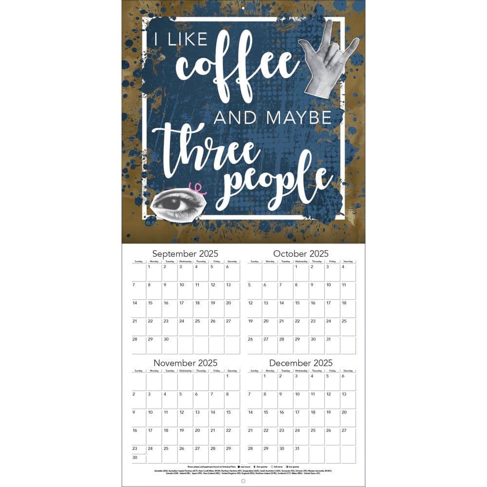 Sarcasm My Love Language 2026 Wall Calendar_ALT2