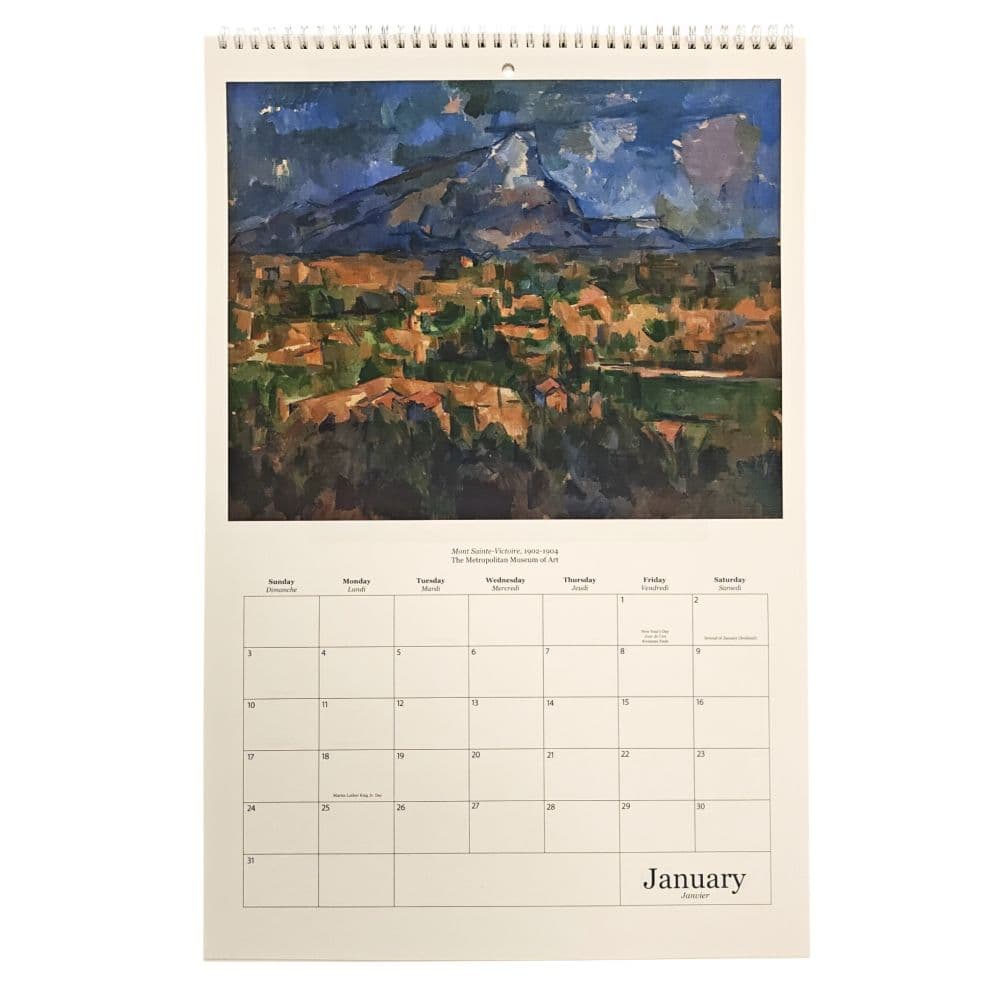 Cezanne 2027 Poster Wall Calendar Second Alternate Image