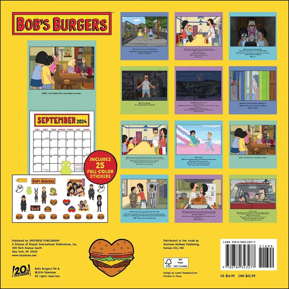 Bobs Burgers Wall Back Cover width=''1000'' height=''1000''