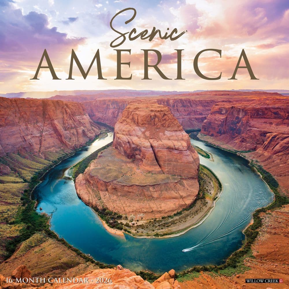 Scenic America 2026 Wall Calendar Main Image