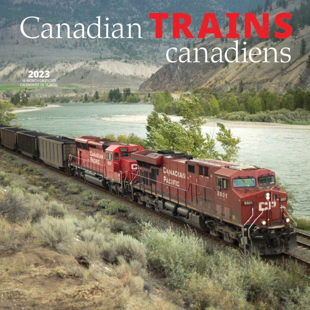 Trains Canadian 2023 Wall Calendar