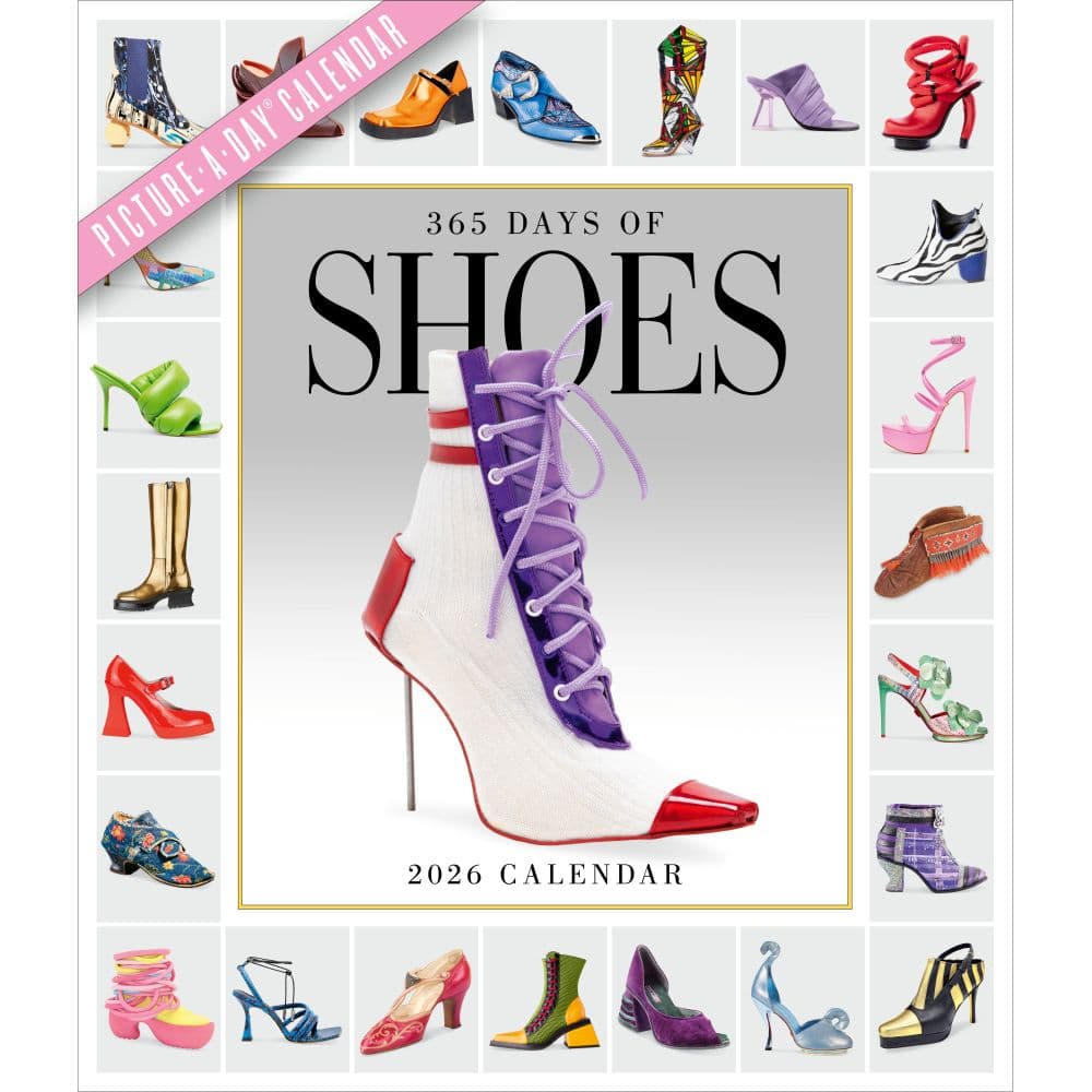 Shoes 365 2026 Wall Calendar Main Image
