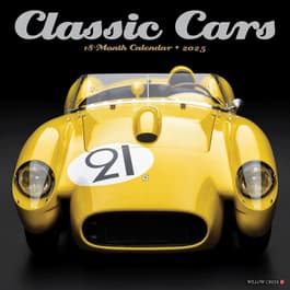 Classic Cars 2025 Wall Calendar