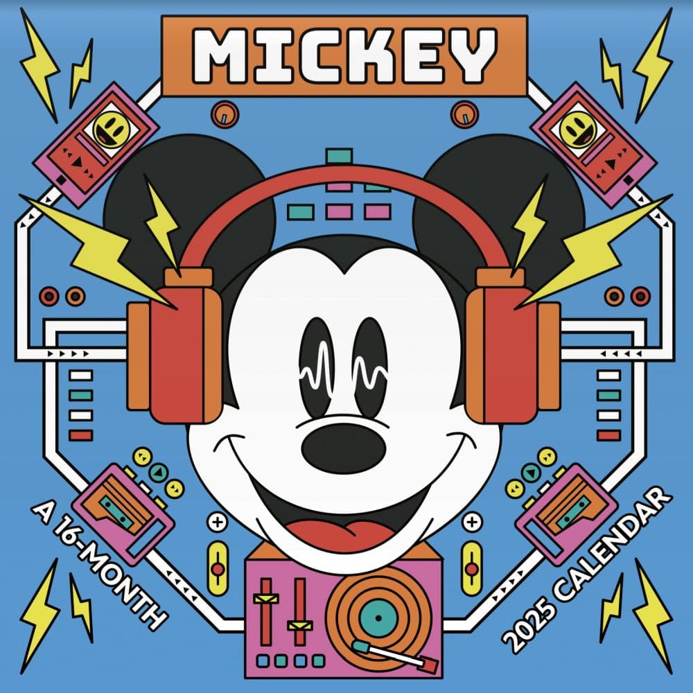 Mickey Mouse 2025 Wall Calendar