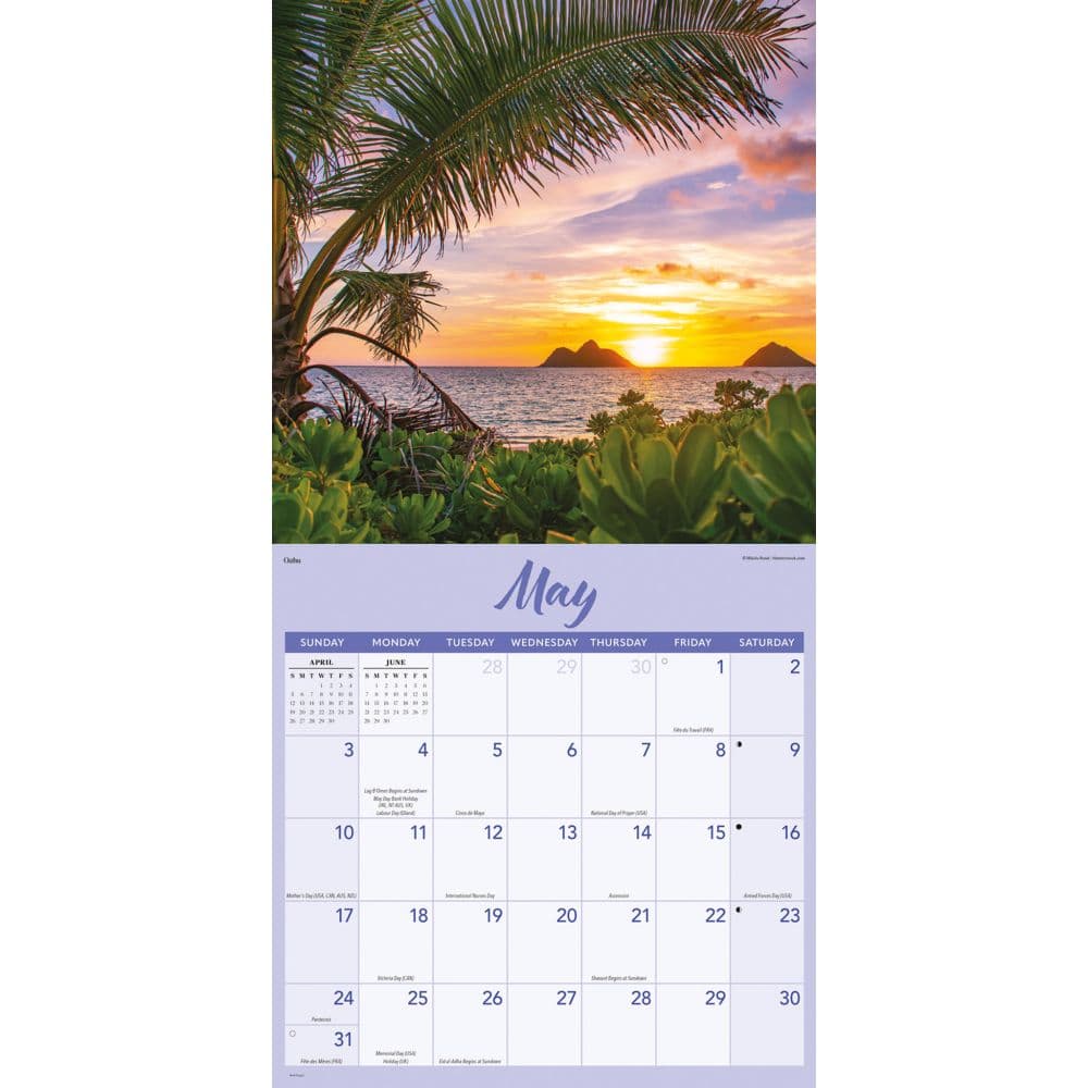 Hawaii 2026 Wall Calendar Third Alternate Image