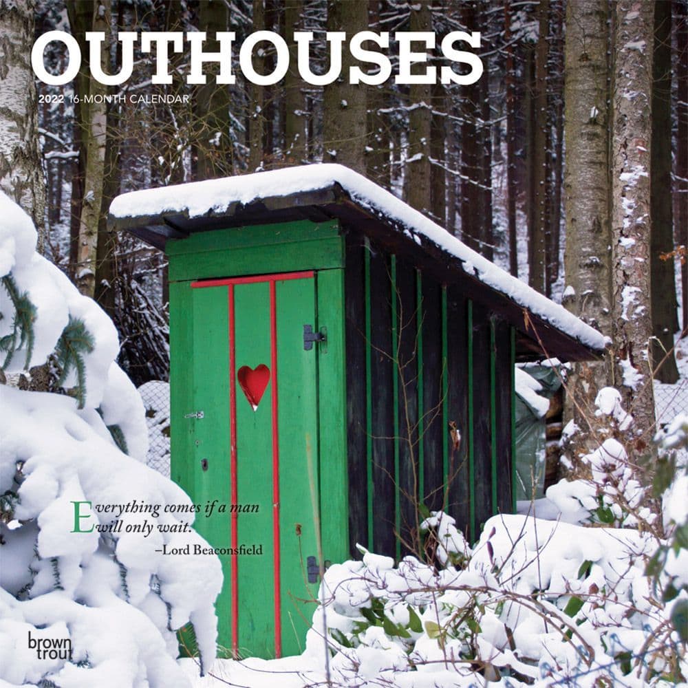Outhouses 2022 Wall Calendar - Calendars.com