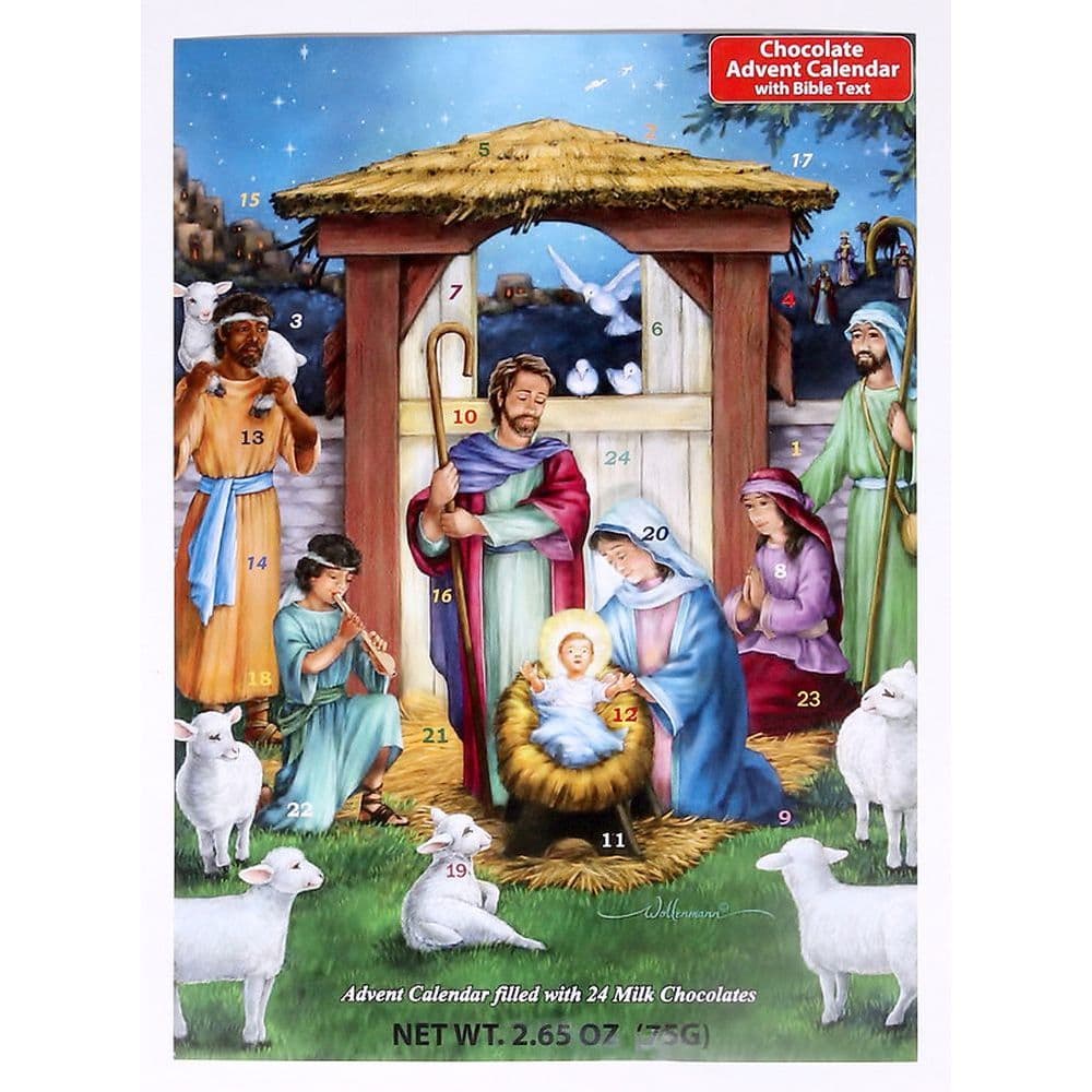 Holy Manger Chocolate Advent Calendar Calendars For All