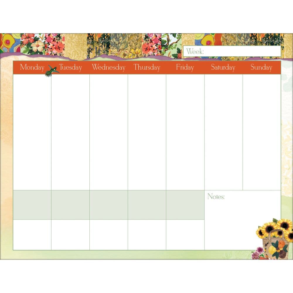 Botanical Gardens 2026 Plan It Plus Wall Calendar by Barbara Anderson Fourth Alternate Image