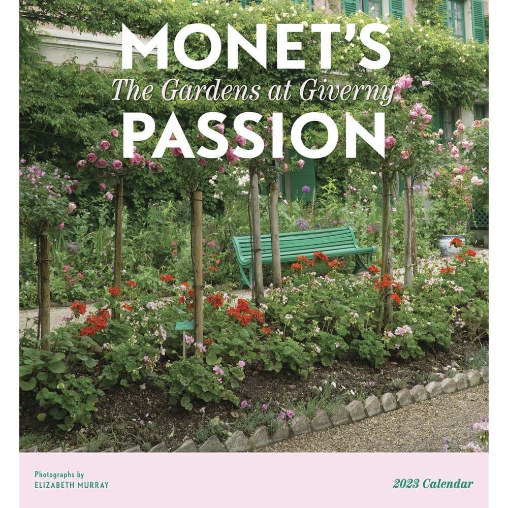 Monet's Passion 2023 Wall Calendar