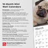 image Pugs 2024 Mini Wall Calendar Fourth Alternate Image width=&quot;1000&quot; height=&quot;1000&quot;