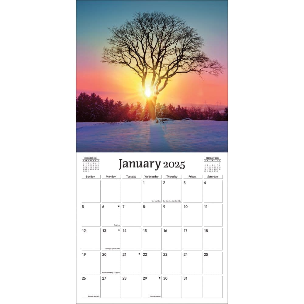 Sunsets 2025 Wall Calendar Second Alternate Image width="1000" height="1000"