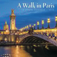 image Walk in Paris 2026 Wall Calendar Main Image