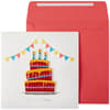 image Red Cake Quilling Birthday Card