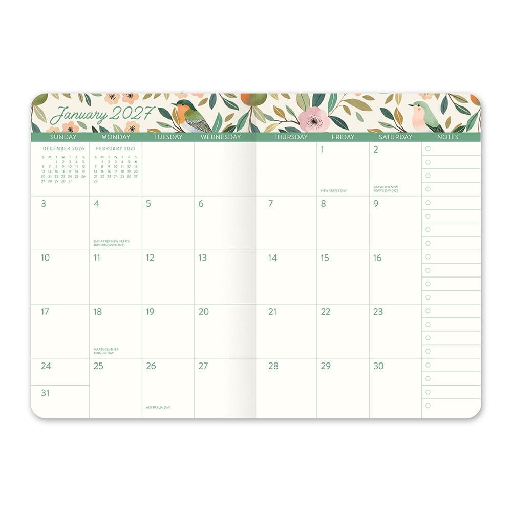 Birds and Blooms 2027 Monthly Pocket Planner Second Alternate Image