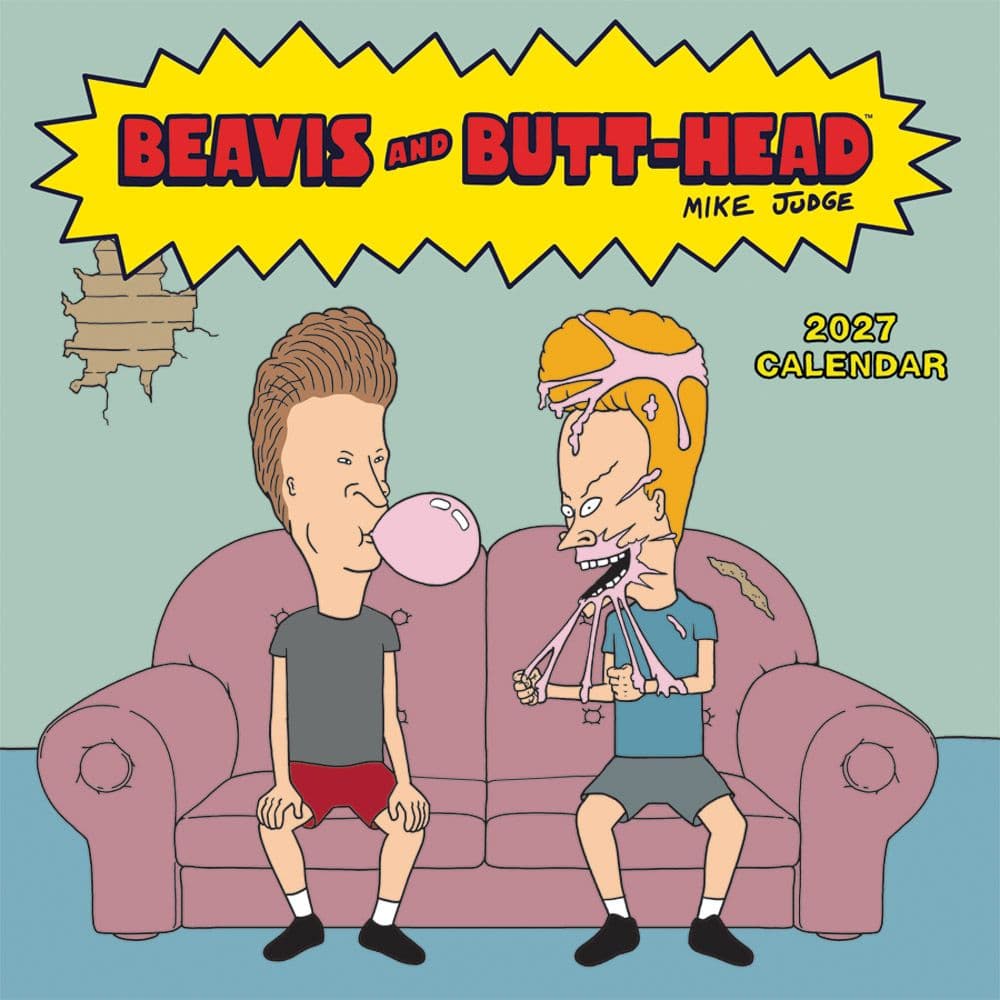 image Beavis and Butt-head 2027 Wall Calendar Main Product Image