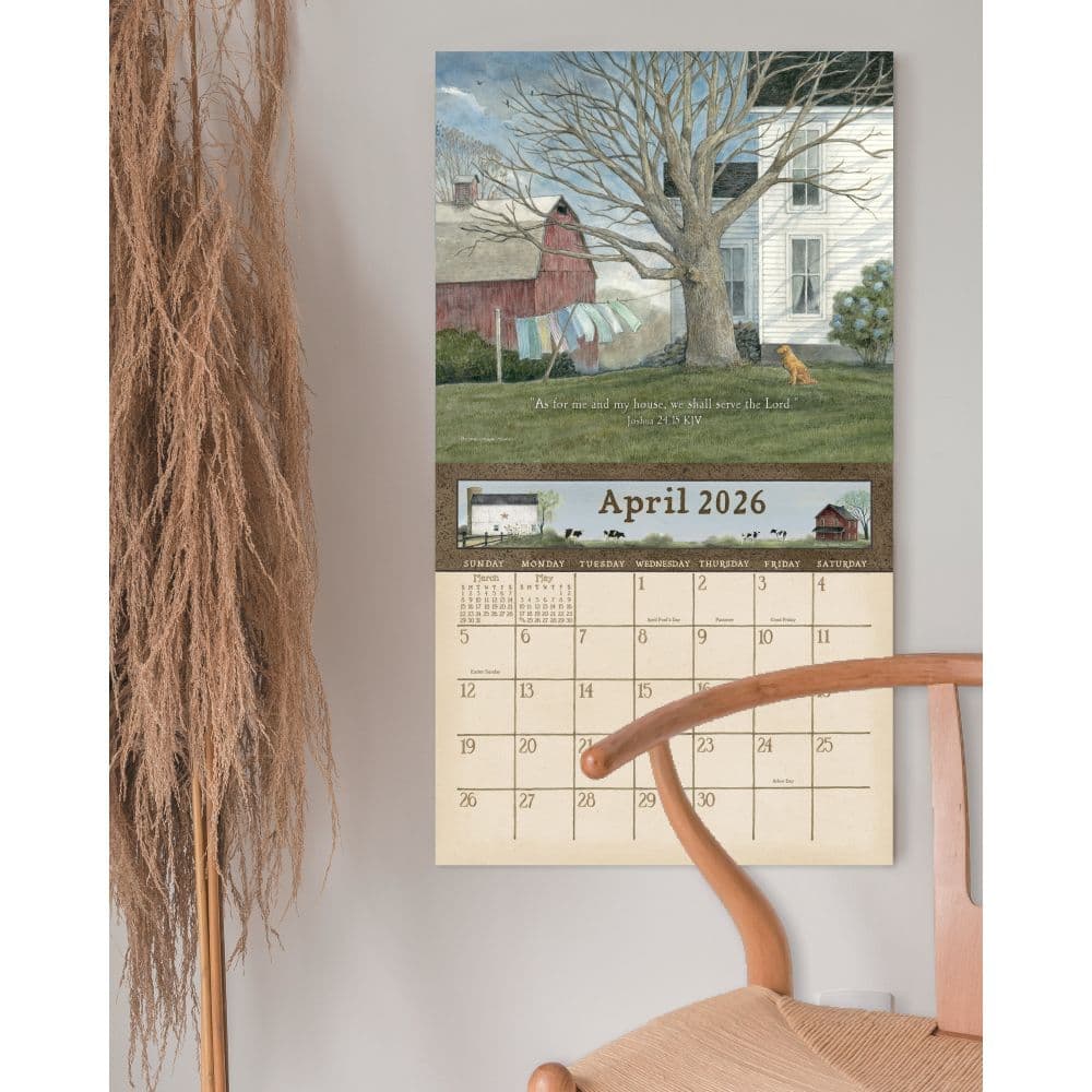Country Blessings by Bonne Heppe Fisher 2026 Wall Calendar Fourth Alternate Image