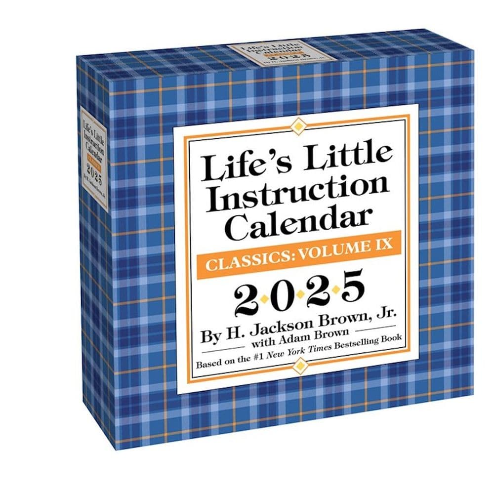 Lifes Little Instruction 2025 Desk Calendar - Calendars.com