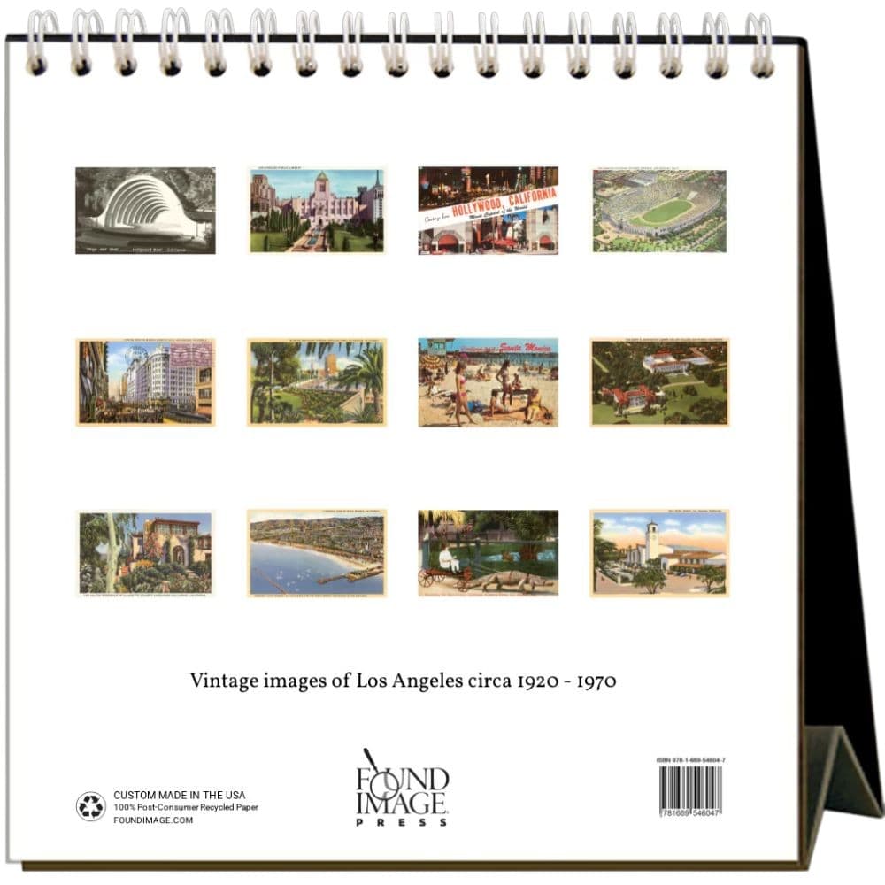 Los Angeles Nostalgic 2026 Easel Desk Calendar First Alternate image