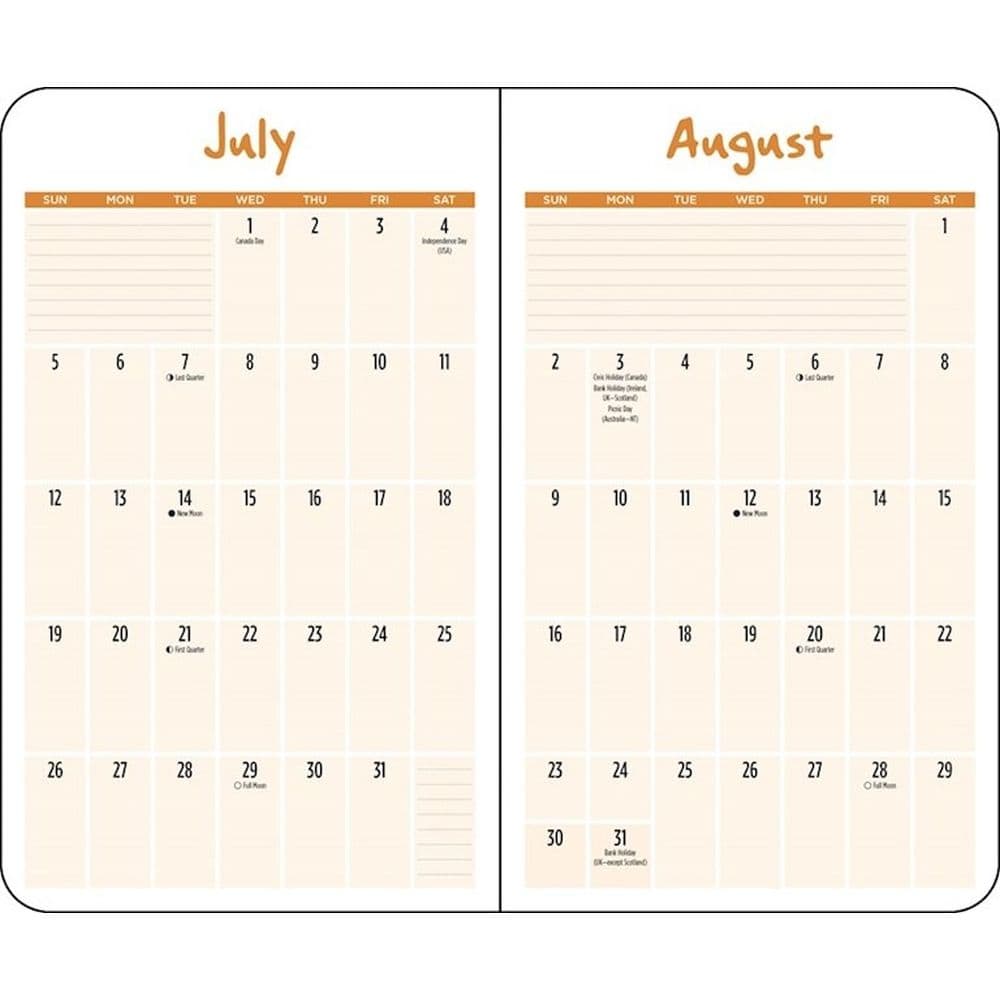 Thoughts of Dog 16 Month Weekly 2026 Planner Second Alternate Image