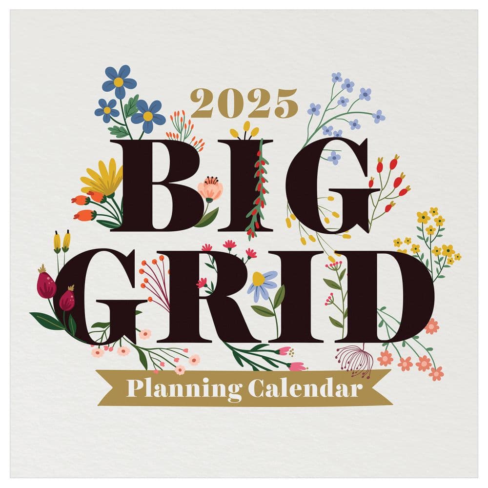Big Grid 2025 Wall Calendar Main Product Image width=&quot;1000&quot; height=&quot;1000&quot;