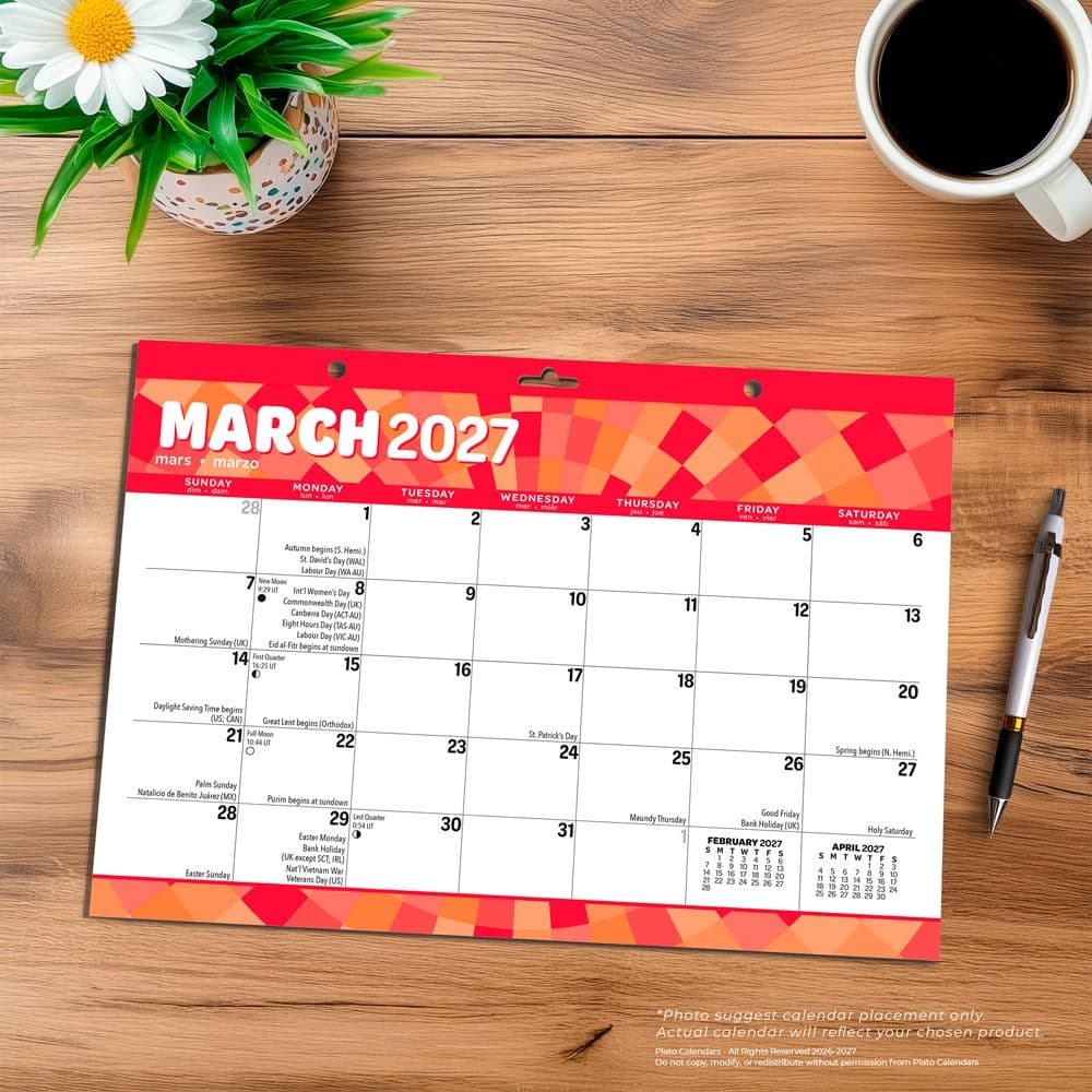 Large Print Blotter 15 x 11 2027 Desk Pad Third Alternate Image