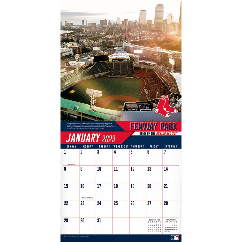 MLB Iconic Ballparks 2023 Wall Calendar - Calendars.com