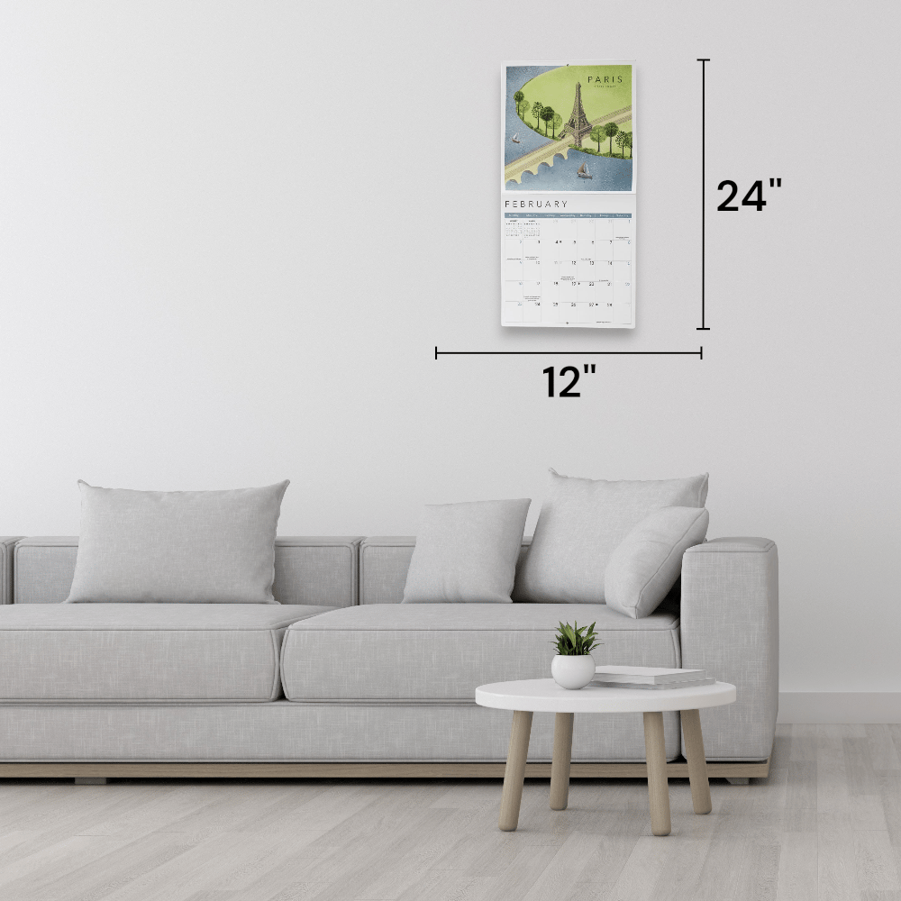 City Chic 2025 Wall Calendar Fifth Alternate Image