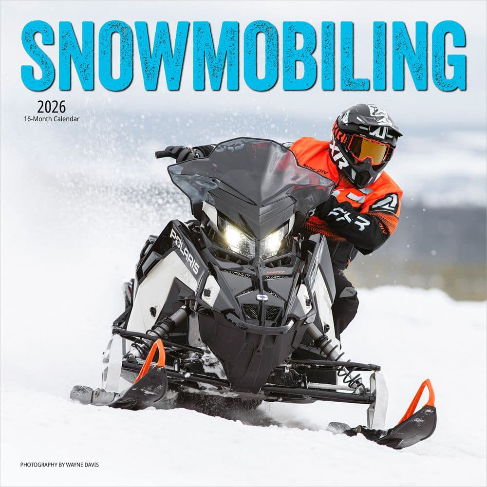 Snowmobiling 2026 Wall Calendar Main Product Image