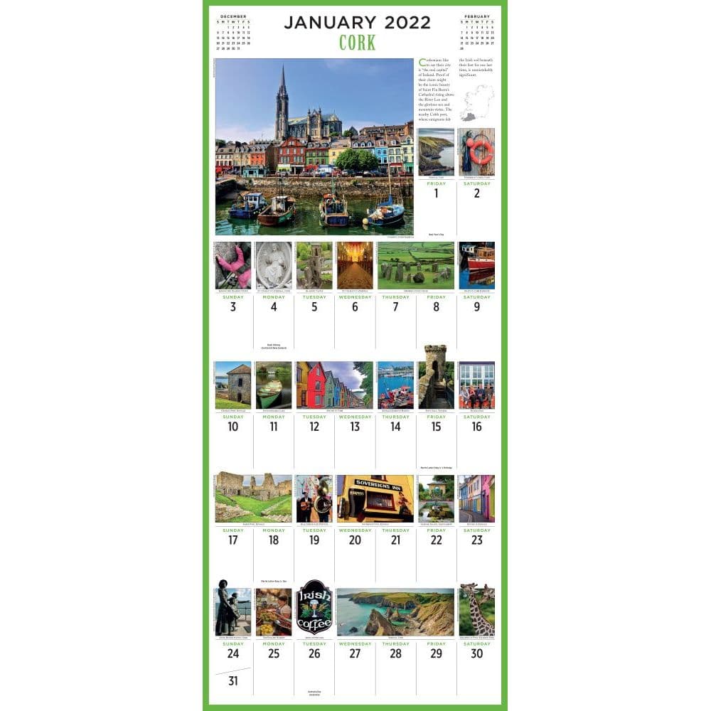365 days in ireland 2022 picture a day wall calendar calendars com