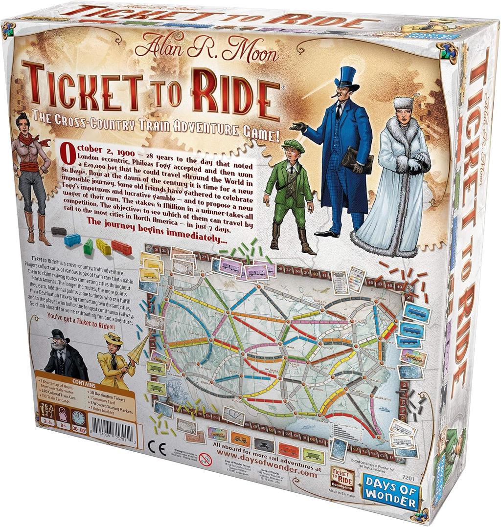 Ticket to Ride Board Game alternate image 1