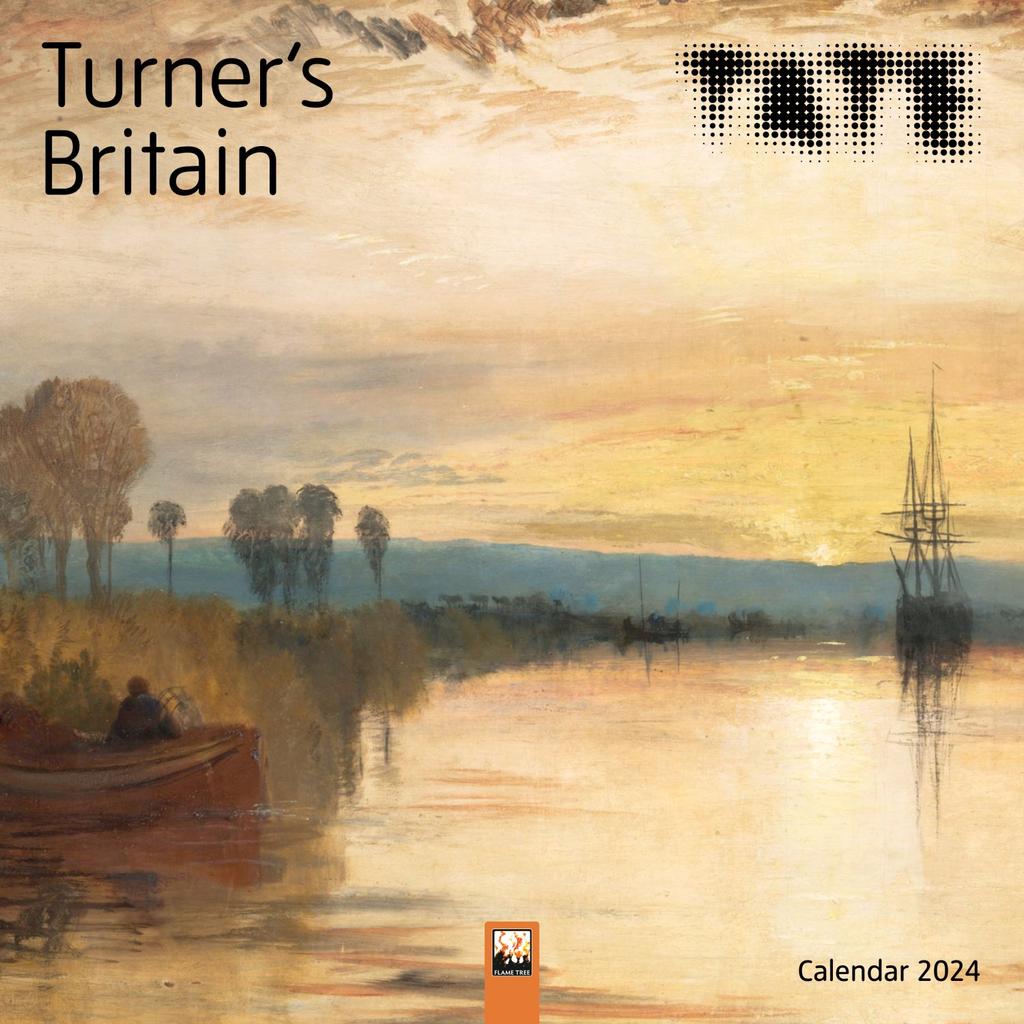 Turners England Tate 2024 Wall Calendar