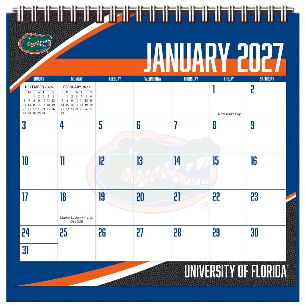 Florida Gators 2027 Easel Desk Calendar First Alternate Image