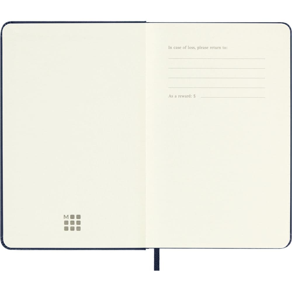 Moleskine Sapphire Blue Pocket Hard Cover 2027 Daily Planner Third Alternate Image