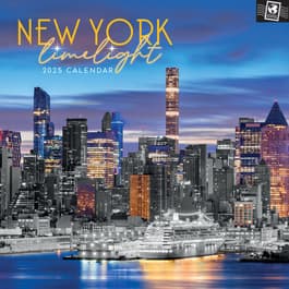 New York 2025 Limelight Wall Calendar