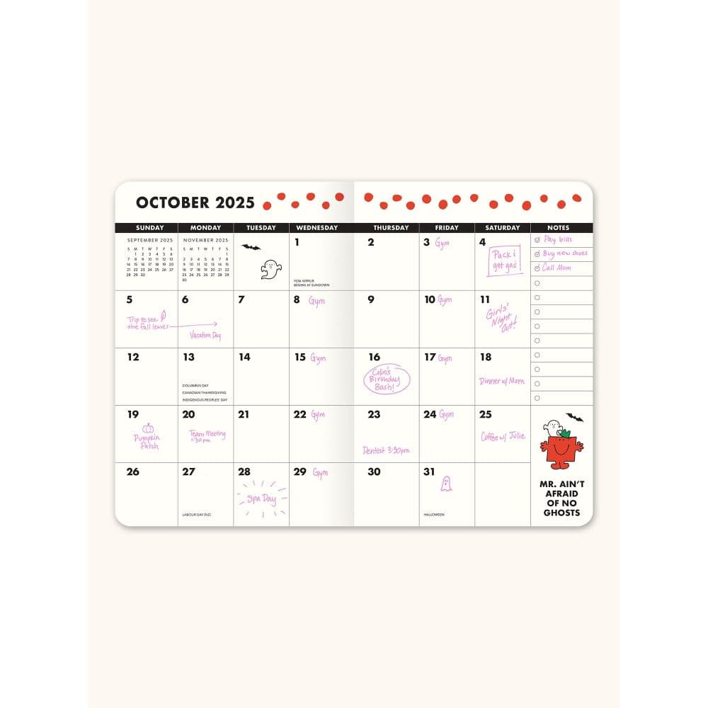 Little Miss Punctual Monthly 2025 Planner Fifth Alternate Image width=&quot;1000&quot; height=&quot;1000&quot;