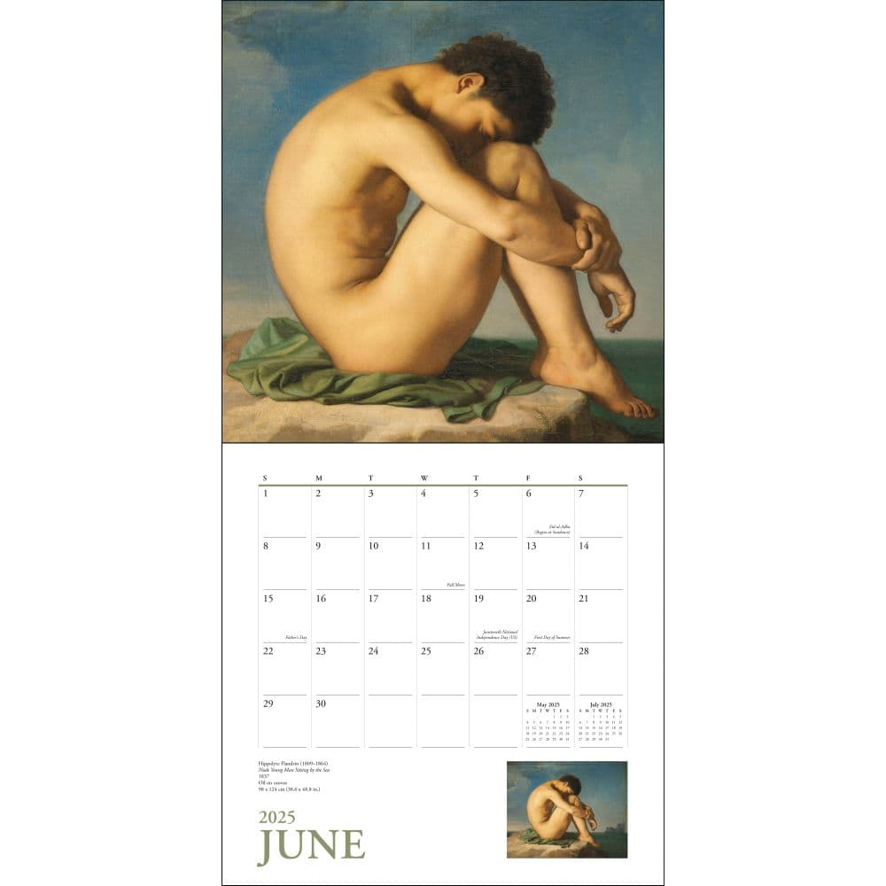 Great Words of the Louvre 2025 Wall Calendar Alt3