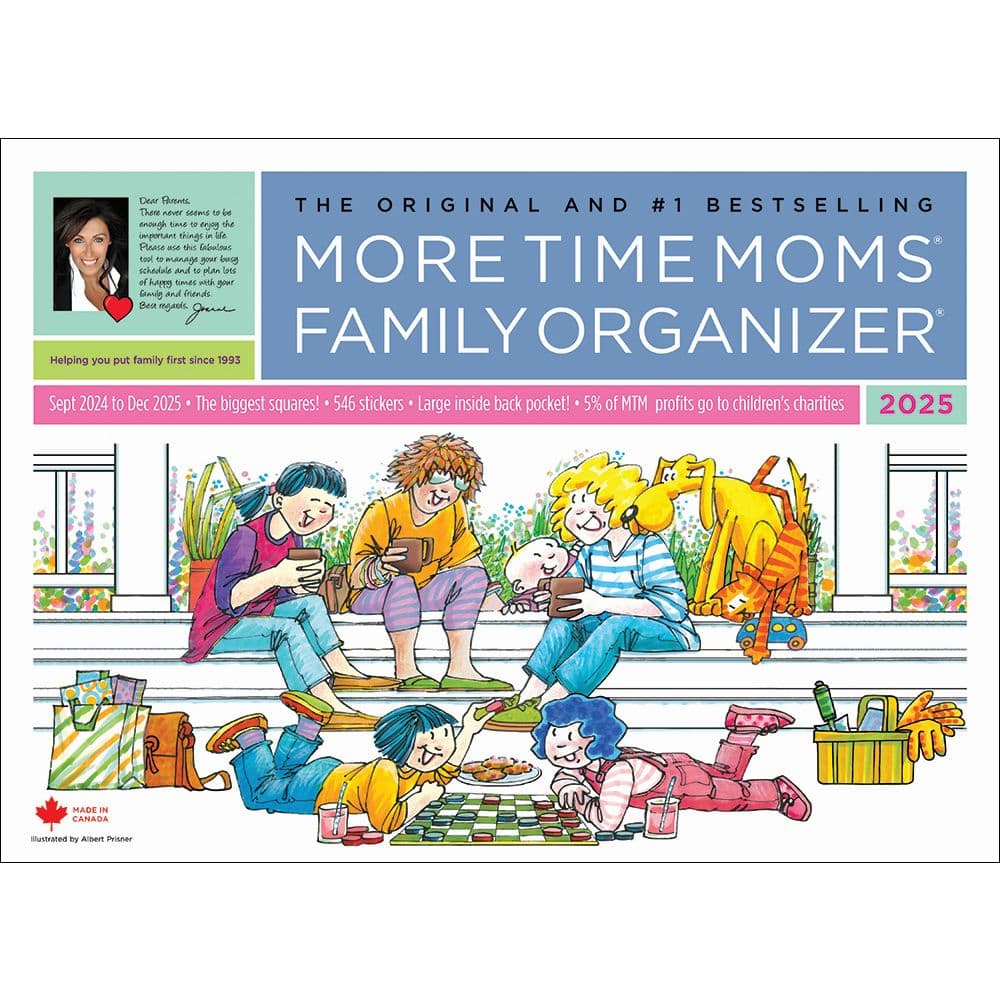 Family Organizer 2025 Wall Calendar